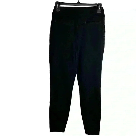 SPANX The Perfect Pant Ankle Sequin Tuxedo Skinny Classic Black Size Small - Picture 2 of 11